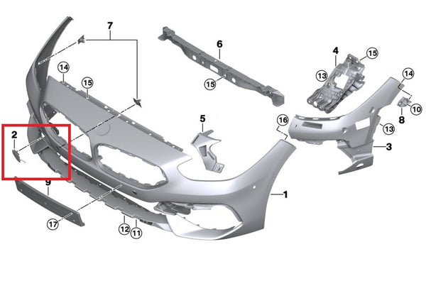 Painted or Primed Genuine BMW Front Tow Hook Cover Z4 G29 10/2017 — 12/2019