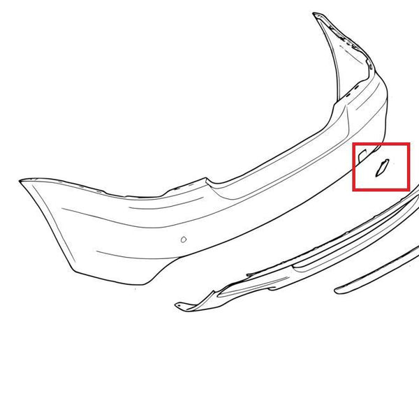 Painted or Primed BMW Rear Tow Hook Cover 1 Series E82 E88 06 - 13 Coupe Conv M
