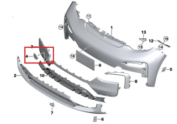 Painted or Primed BMW Front Tow Hook Cover i3 I01 LCi 01/2017 — 2022